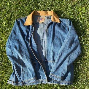 Women’s Thrifted Zip-up Denim Jacket